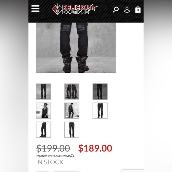 Nuts & Bolts Black Jeans, marked size 29 (waist) 34 (length) NWOT - Picture 9 of 14